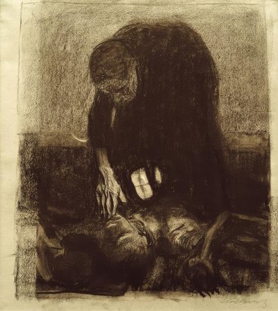 K. Kollwitz, Battlefield by Käthe Kollwitz